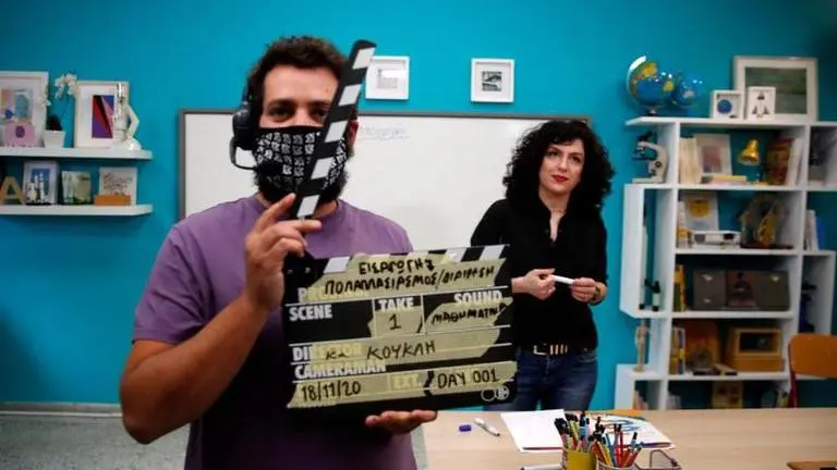 Greece puts faith in remote schooling during lockdown