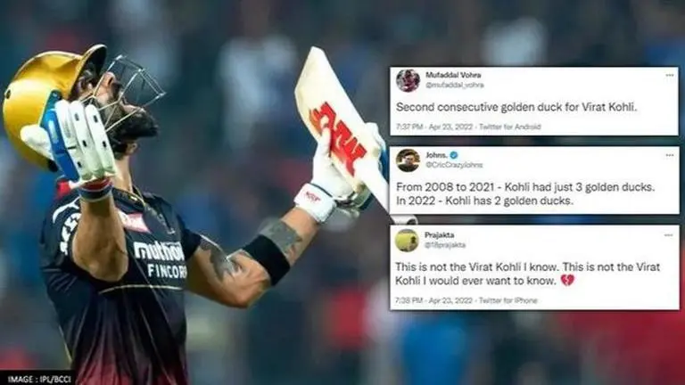 Virat Kohli's horrific batting form continues