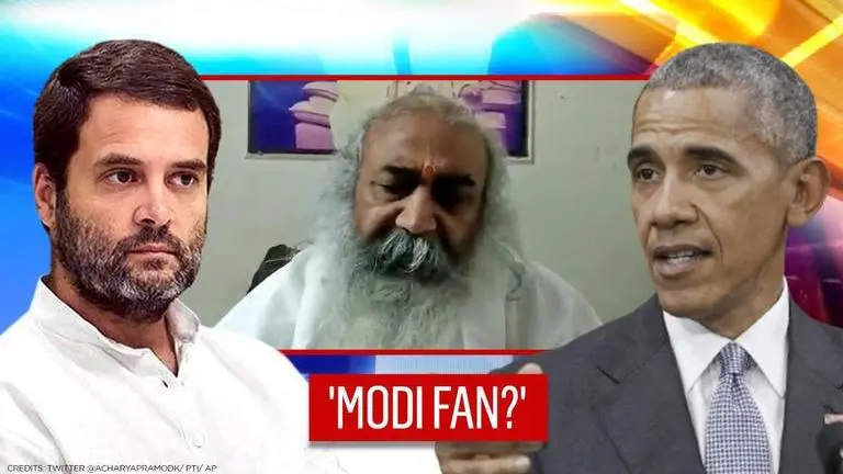 Congress' Acharya Pramod quips 'is Obama a Modi bhakt'; calls Rahul Gandhi 'God' of party Rahul Gandhi