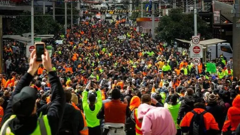 In Australia, anti-govt protests continue at Melbourne against COVID regulations Australia