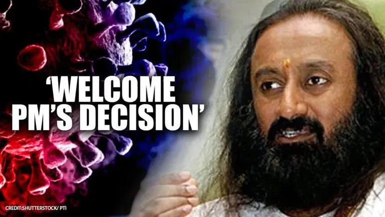 Here's Sri Sri Ravi Shankar's message as India enters 21-Day Coronavirus lockdown Lockdown