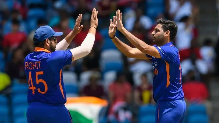 IND vs WI 3rd T20I: Kyle Mayers' 73 takes West Indies to 164/5 vs India; Bhuvneshwar pick of the bowlers