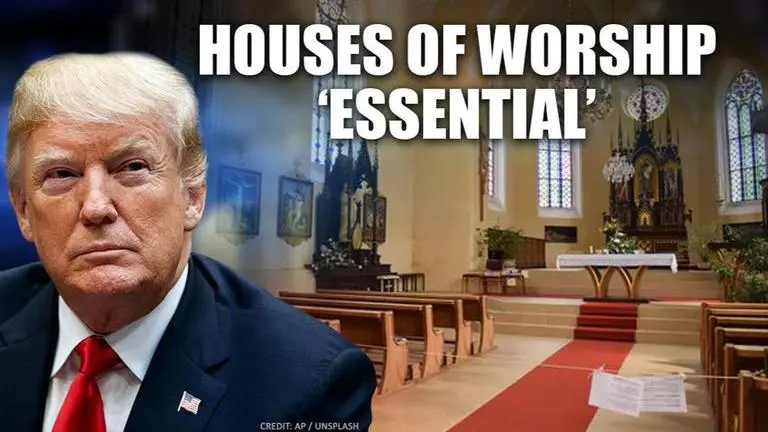 Trump asks governors to reopen houses of worship, calls it 'essential' amid pandemic Trump