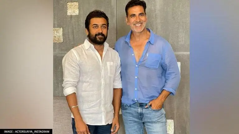 Suriya dons producer's hat for Akshay Kumar's 'Soorarai Pottru's Hindi remake; shares pic Suriya