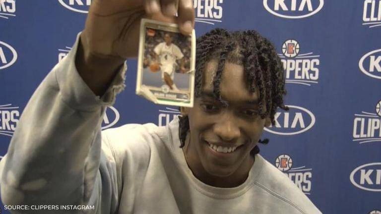 Terance Mann flaunts Rajon Rondo card he's carried since school days ...