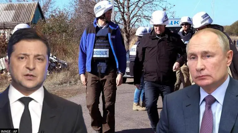 Ukraine claims Russian troops detained around four OSCE members in Donbass region: Report Russia-Ukraine war