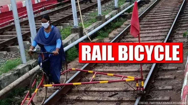 Indian Railways introduces Rail Bicycle for staff to aid track inspection Indian Railways