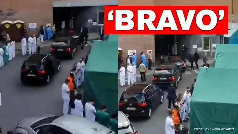 Belgian health workers turn their backs on PM during her visit to hospital; Watch Belgium: Medical staff turn their backs on PM, Netizens voice support