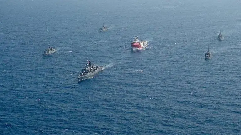 Turkish ship leaves disputed area in Mediterranean; Greece welcomes the decision Turkish ship leaves disputed area in Mediterranean, Greece welcomes the decision