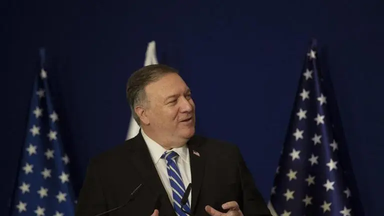 Pompeo arrives in Doha as Afghan peace talks ongoing