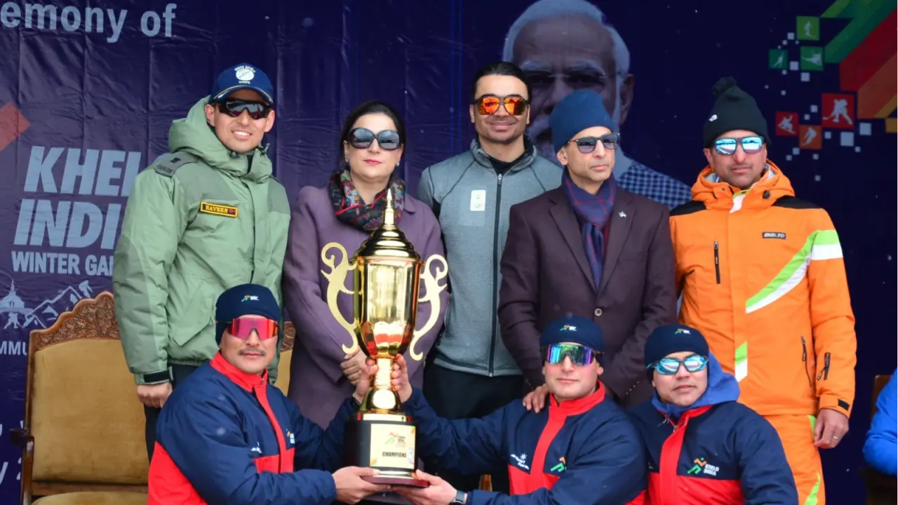 Army tops Khelo India Winter Games 2024, Karnataka finish a close second Army team that won the team championship of the Khelo India Winter Games 2024 that concluded in Gulmarg on Sunday.