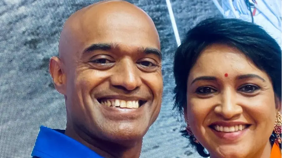 Sneham Actress Lena Announces Marriage To Gaganyaan Astronaut Prasanth Nair Prasanth Nair with Lena