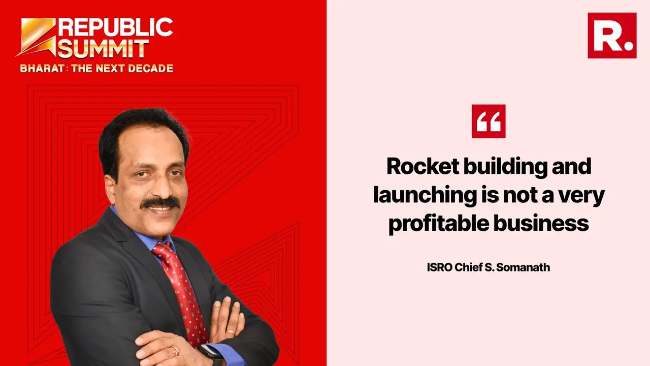 Republic Summit: S Somanath speaks on the space economy's reliance on applications while also dispelling fears related to the recent FDI reform.
