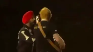 Diljit Dosanjh and Ed Sheeran