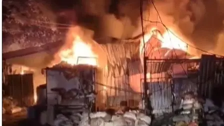 Fire in Rajkot