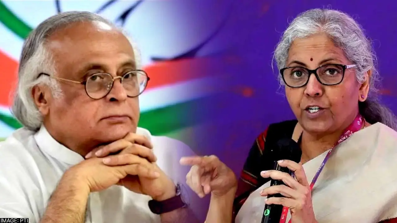 Jairam Ramesh and Nirmala Sitharaman
