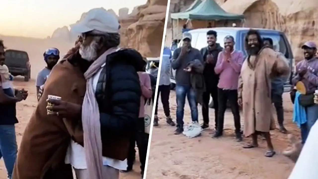 Aadujeevitham's Viral BTS Video Sheds Light On Actor Gokul's Performance As Hakkeem Aadujeevitham BTS video