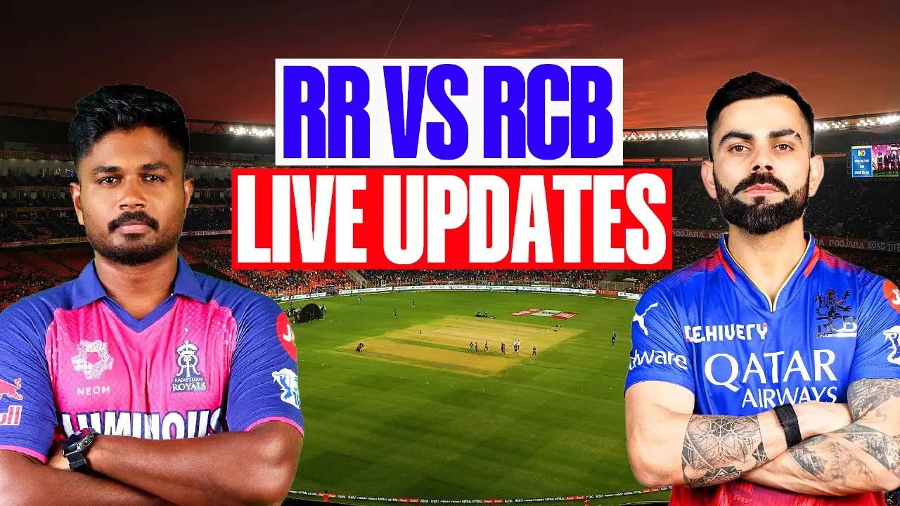 RR vs RCB live blog