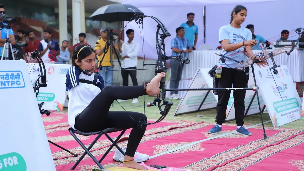 Sheetal Devi at Khelo India NTPC national ranking meet