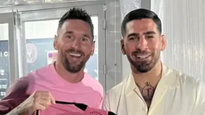 UFC Champion Ilia Topuria reveals starstruck experience of meeting Lionel Messi, 'He told me...' Lionel Messi and Ilia Topuria