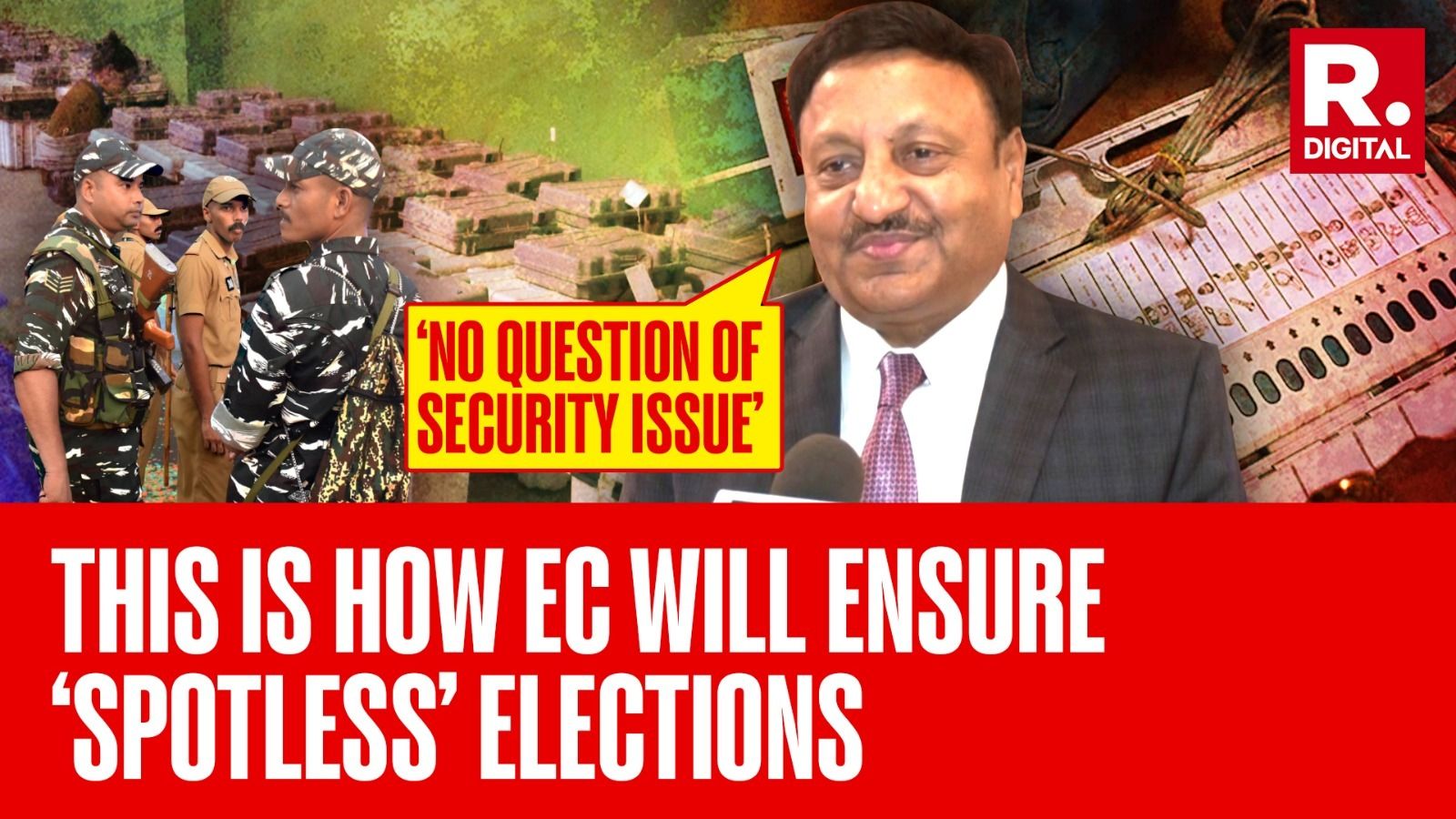 Amid EVM- VVPAT Row By Opposition, EC Makes Meticulous Security ...