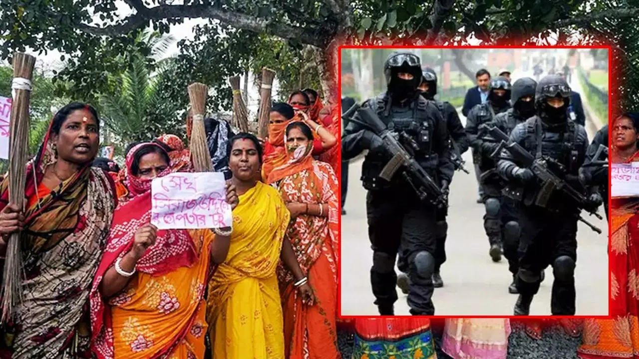 NSG Team in Sandeshkhali