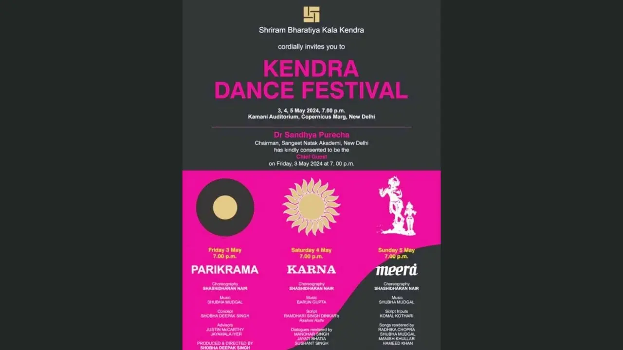 Shriram Bharatiya Kala Kendra organises Kendra Dance Festival