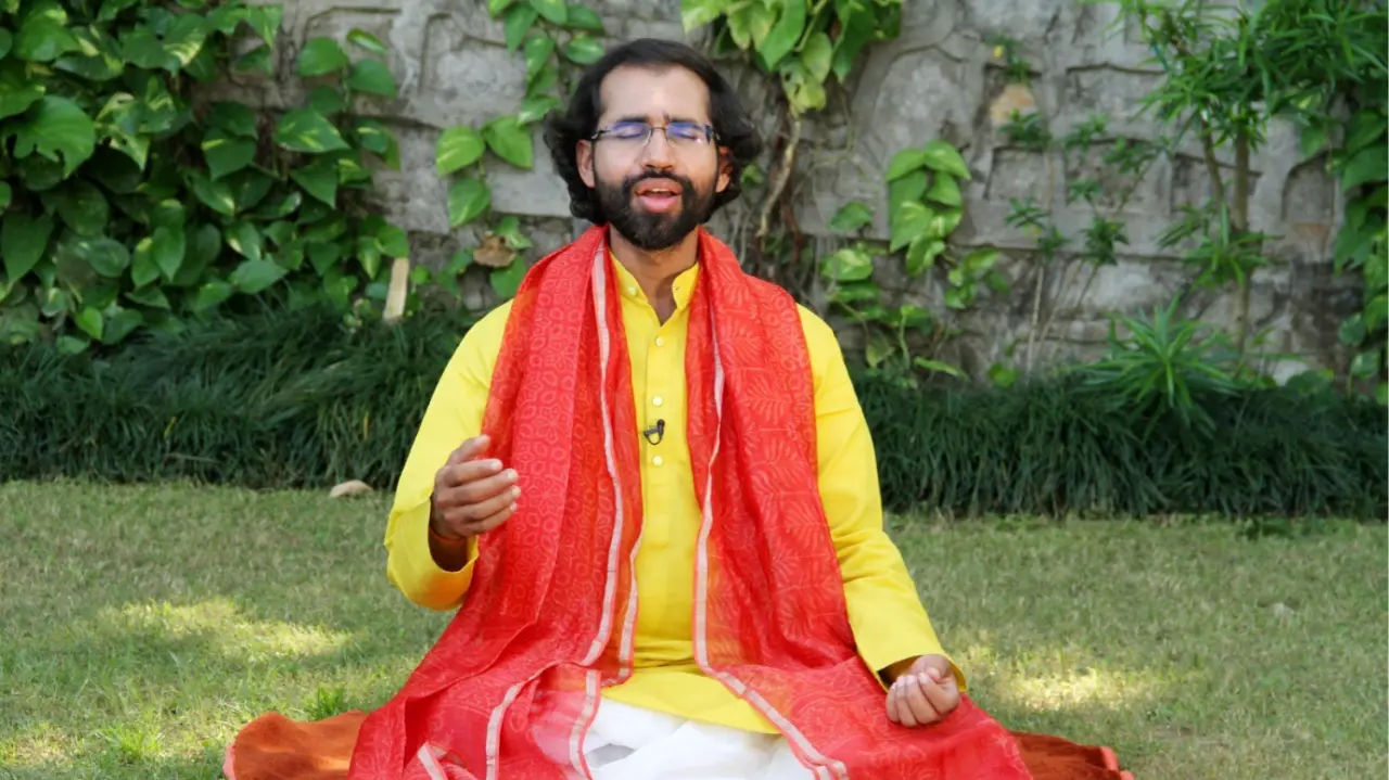 Dr. Rishiraj Pathak carries forward torch of devotion and literature from Pandit Narayan Pathak Dr. Rishiraj Pathak carries forward the torch of devotion and literature from his father Pandit Narayan Pathak