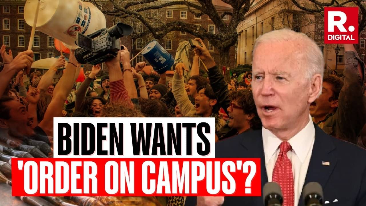 President Biden Speaks On Campus Clashes: 'Violent Protest Is Not ...