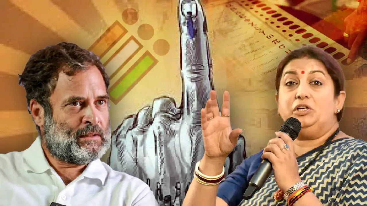 Smriti irani challenges rahul gandhi and congress