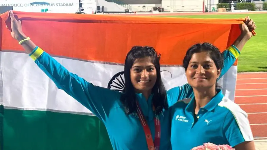 London 2012 high jumper Sahana Kumari asks daughter Pavana to focus on senior events London 2012 high jumper Sahana Kumari with daughter Pavana Nagaraj
