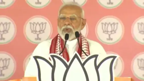 PM Modi Addresses Rally in Odisha's Kandhamal