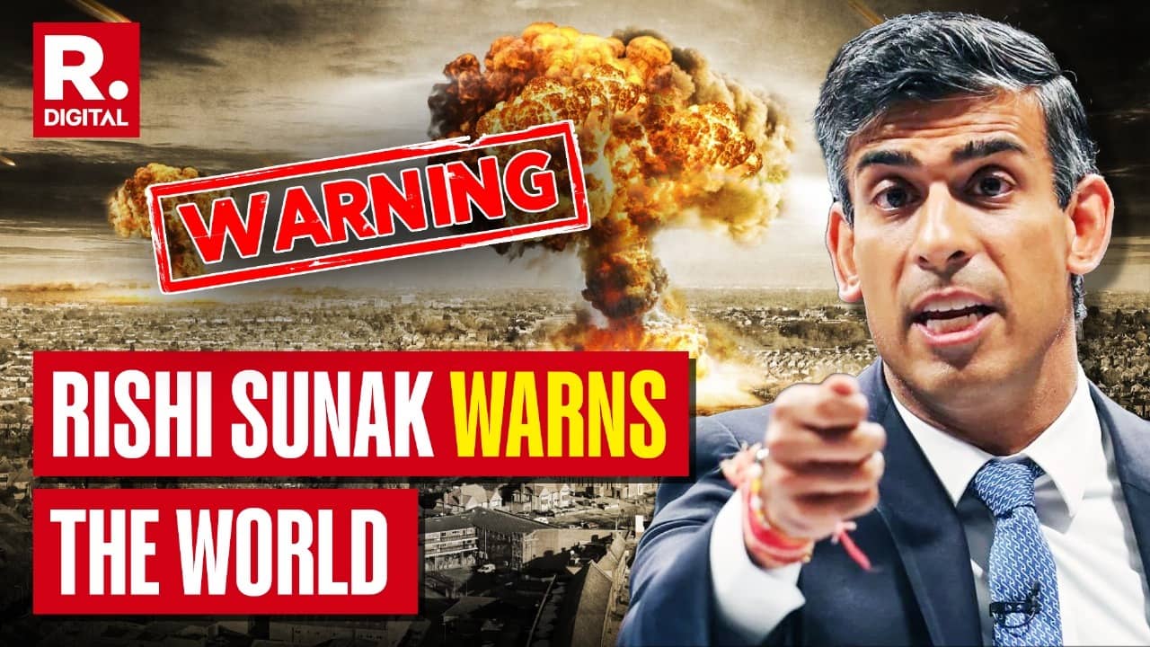 Rishi Sunak Sounds Global Alarm | Says World Closer To Nuclear Tensions Than It Was During Cold War