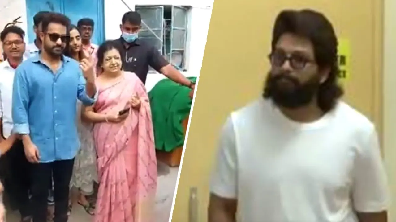 Lok Sabha Polls 2024: Chiranjeevi, Allu Arjun, Jr NTR, Other Celebs Cast Their Vote In Hyderabad Jr NTR