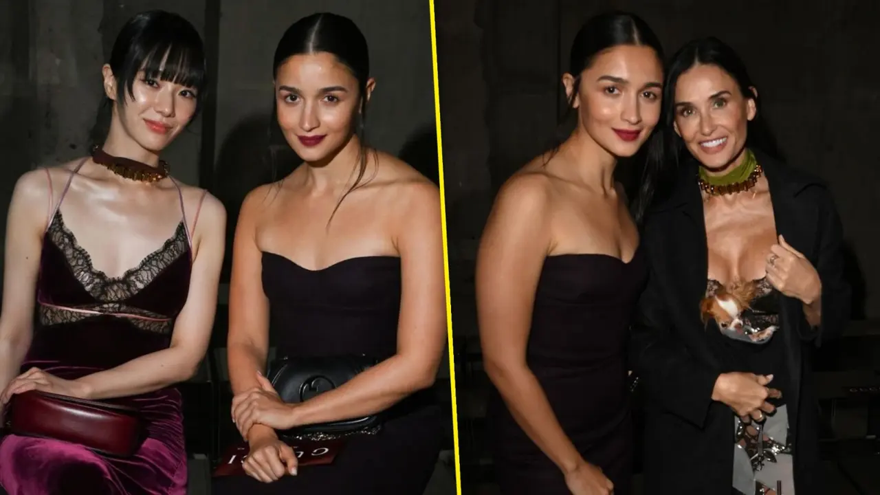 Gucci Cruise Show: Alia Bhatt Poses With Demi Moore, Park Gyu-young In Viral Photos From London Alia Bhatt