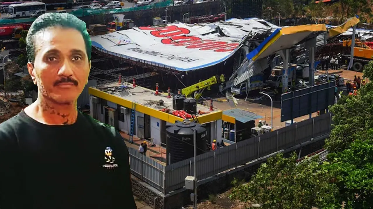 Mumbai Hoarding Incident: मुख्य आरोपी भावेश भिंडे को मिली जमानत Primary accused in the Mumbai billboard tragedy Bhavesh Bhide was arrested by the Mumbai Police Crime Branch from Udaipur.