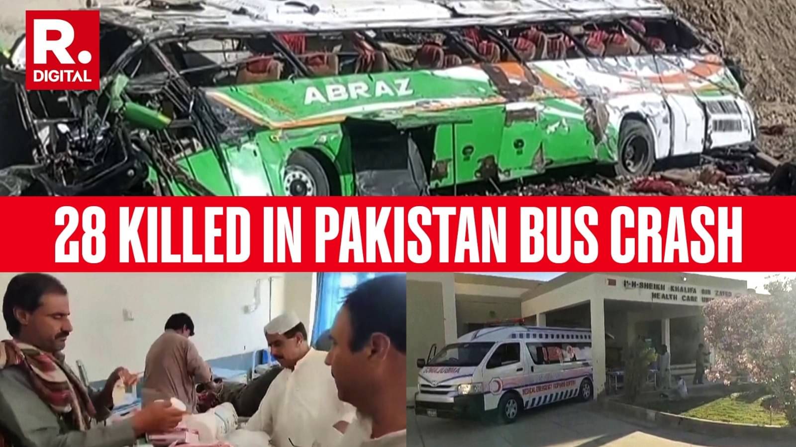 Another Deadly Bus Crash Hits Pakistan | At Least 28 Killed As Speeding Vehicle Plunges Into Ravine