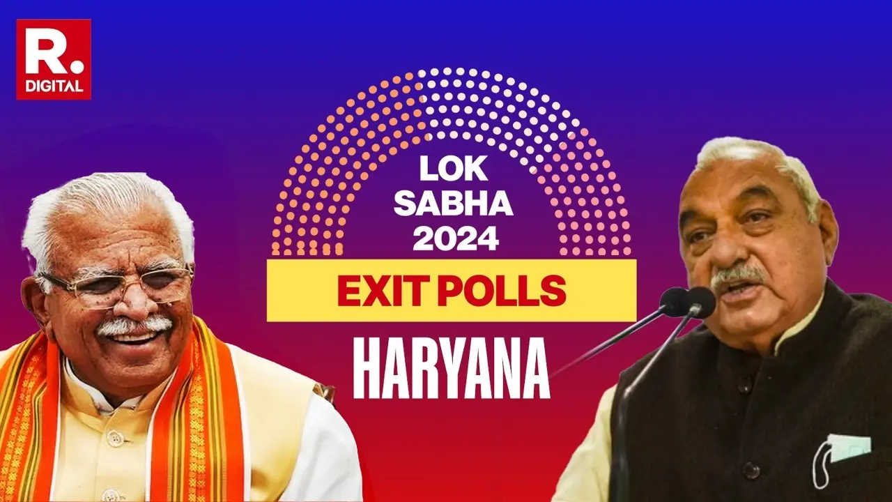 Haryana Exit Poll Results 2024 | BJP-led NDA 8, INDI -2 Haryana Exit Poll