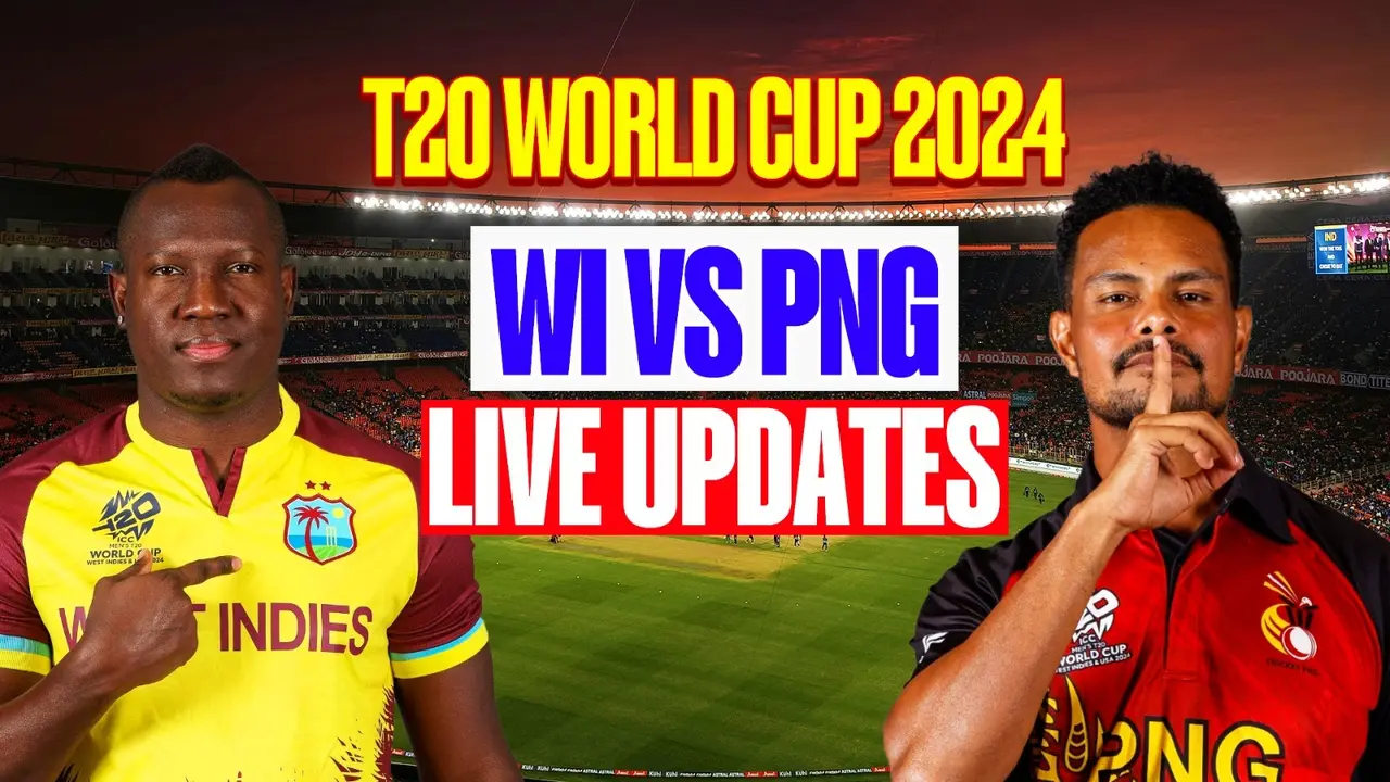 WI vs PNG, T20 World Cup 2024 Highlights: West Indies beat PNG by 5 wickets WI vs PNG