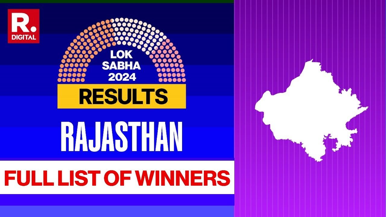 Rajasthan Lok Sabha Election Results 2024 ConstituencyWise Winn