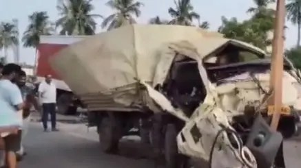 6 Killed After Truck Rams Tractor in Andhra's Krishna District