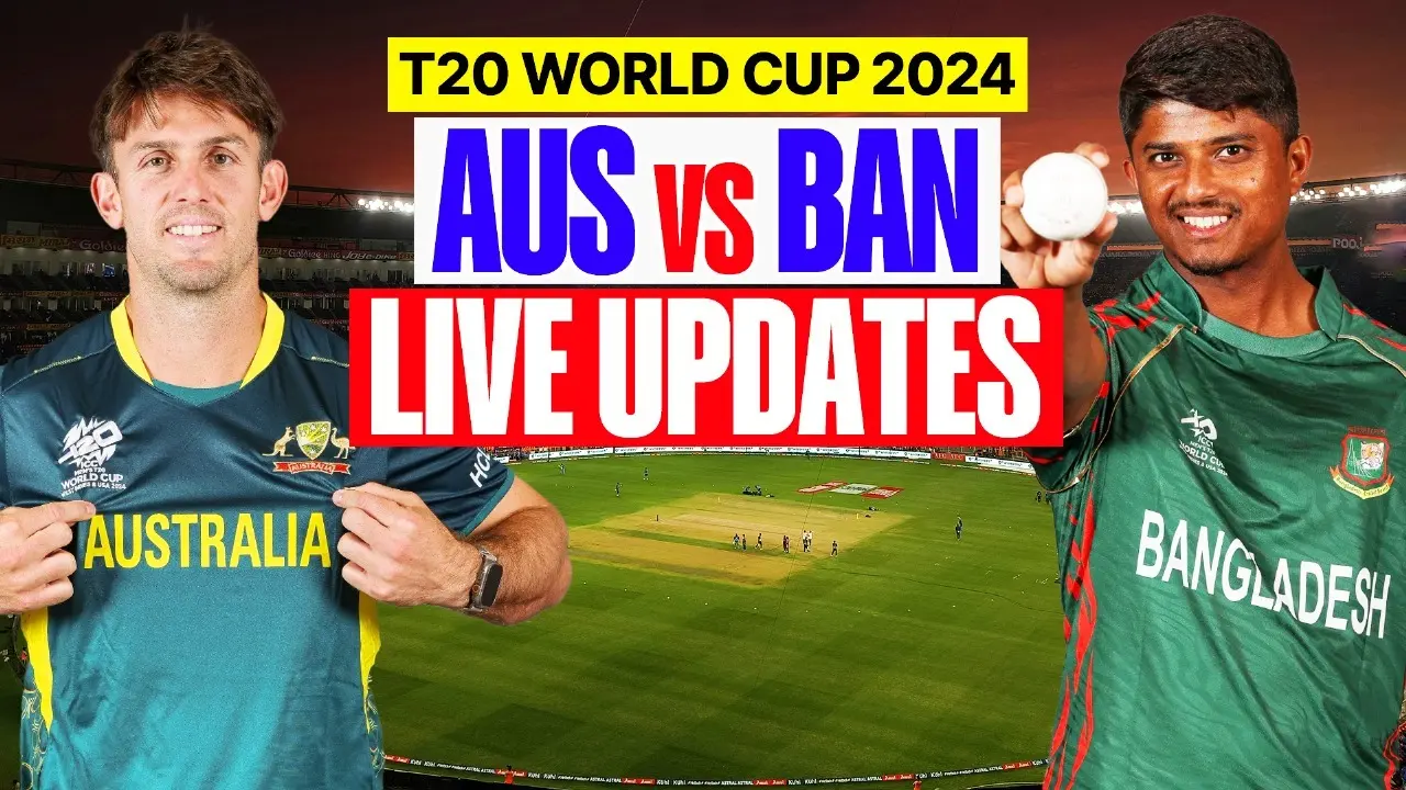 Australia vs Bangladesh Highlights, T20 World Cup Match Today: Australia win by 28 runs via DLS AUS vs BAN