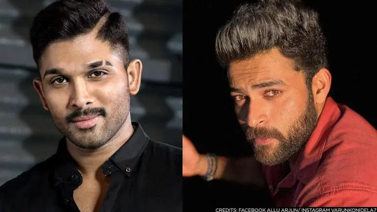 Allu Arjun extends good wishes to brother Varun Konidela; visited him on sets of 'Ghani' Varun Konidela