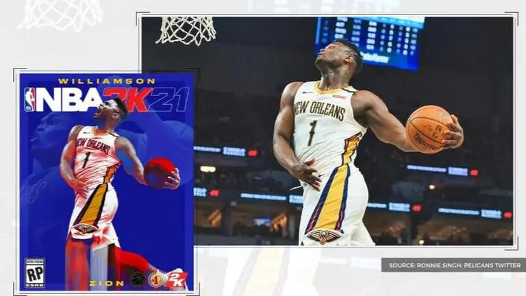 Zion Williamson delighted on being revealed as second NBA 2K21 cover athlete Zion Williamson