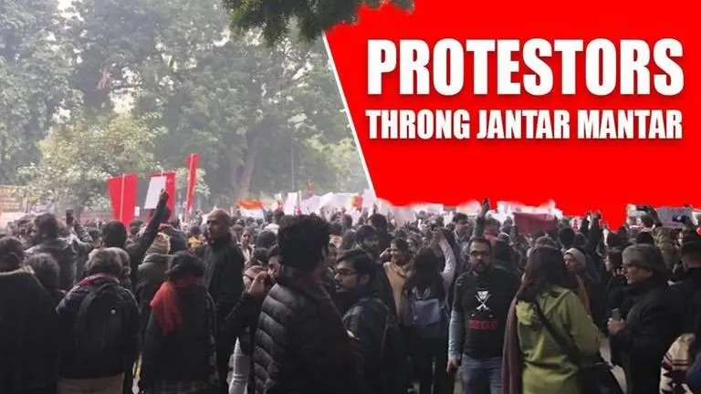 Delhi protests