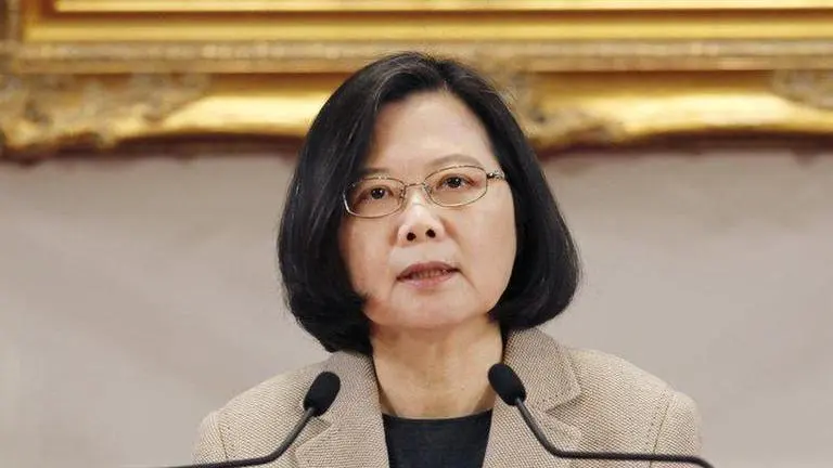 Taiwan's leader hopes for reduced tensions with China