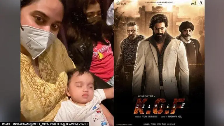 malayalam, miya george son, kgf 2 movie poster, miya george