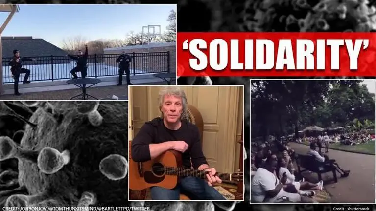 Amid coronavirus lockdown, Chicagoans sing Bon Jovi's 'Livin on prayer' to show solidarity coronavirus