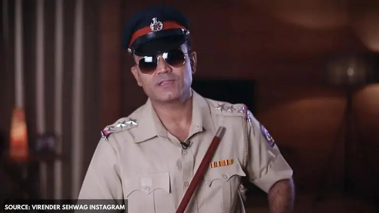 Virender Sehwag pays tribute to nation's police force for leading COVID-19 fight: Watch Virender Sehwag