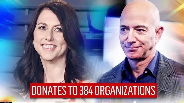 Jeff Bezos's ex-wife MacKenzie donates $4 billion to charity in 4 months Jeff Bezos